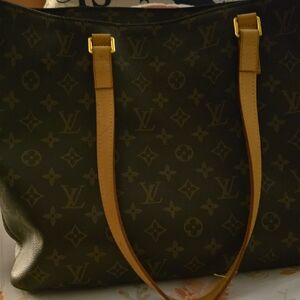 Louis Vuitton Monogram Tote - Black and Brown